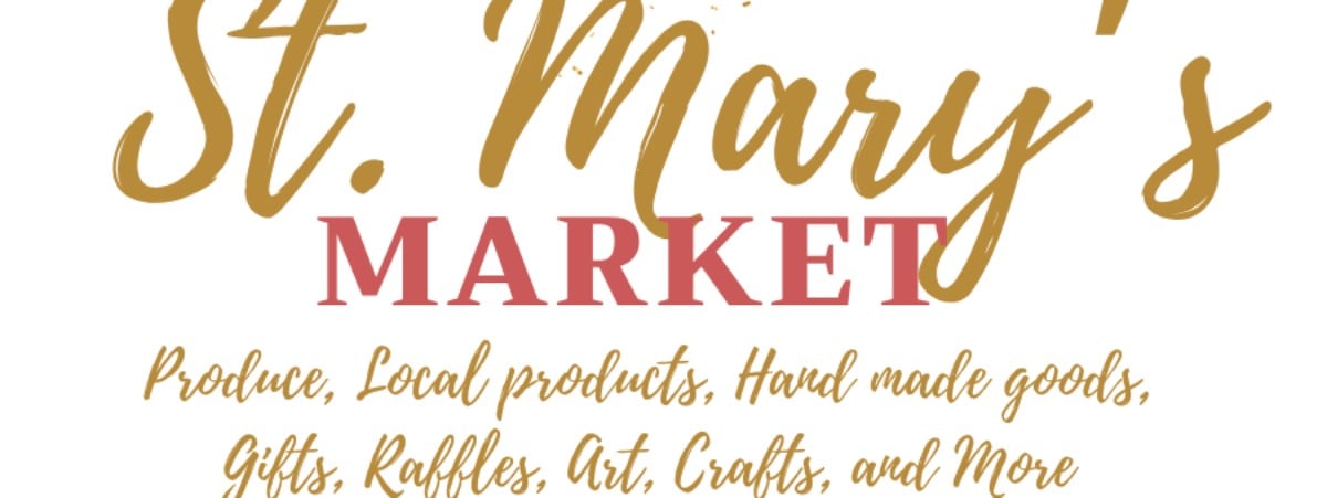Text, St. Mary's Market November 23rd 9-2