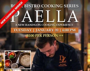 Hands-On Paella Cooking Class - January 20th