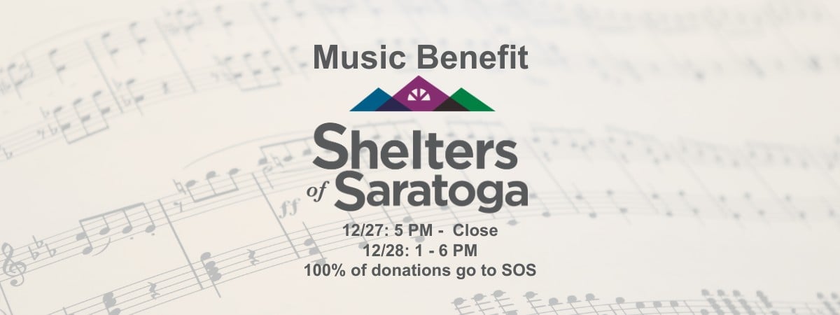 Shelters of Saratoga Music Benefit