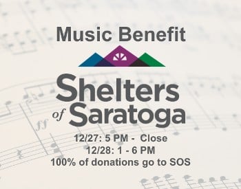 Shelters of Saratoga Music Benefit