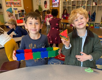 Saratoga Independent School students enjoy hands on learning.