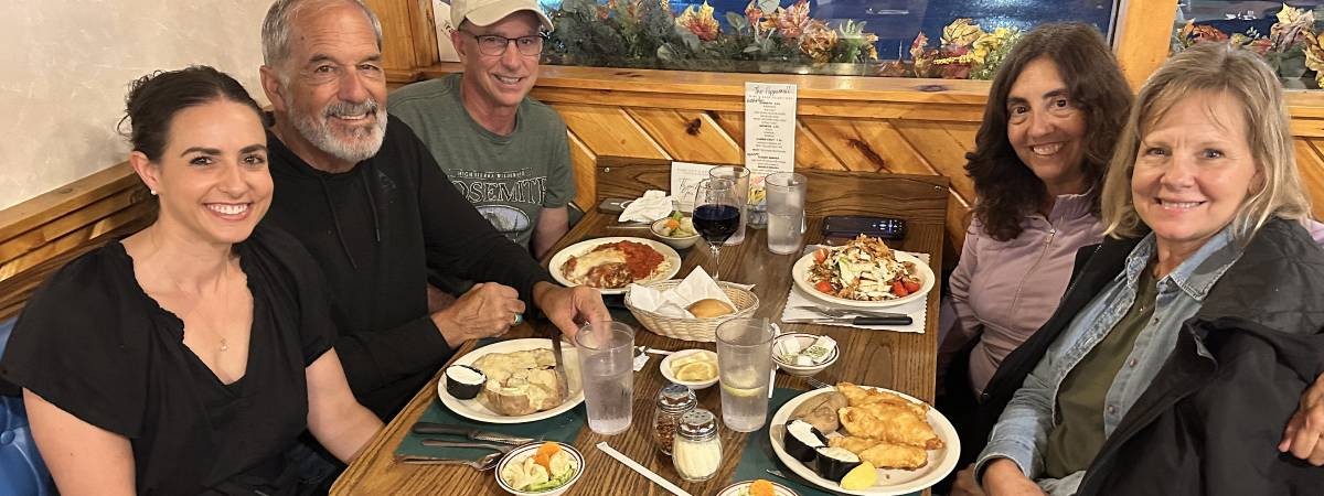 family dining at peppermill restaurant