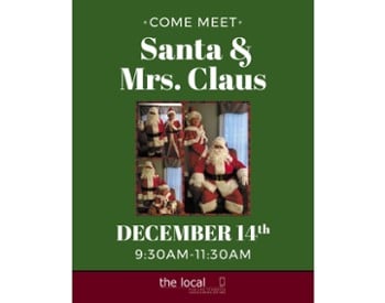 poster for breakfast with santa