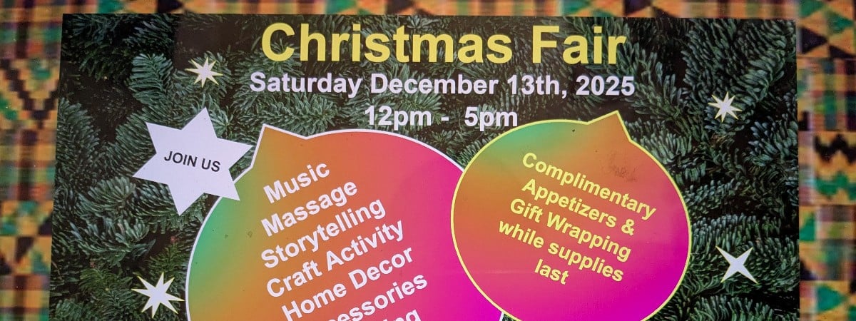 Christmas Fair flyer