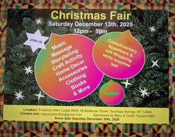 Christmas Fair flyer