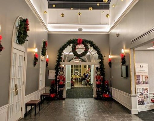 queensbury hotel entrance inside