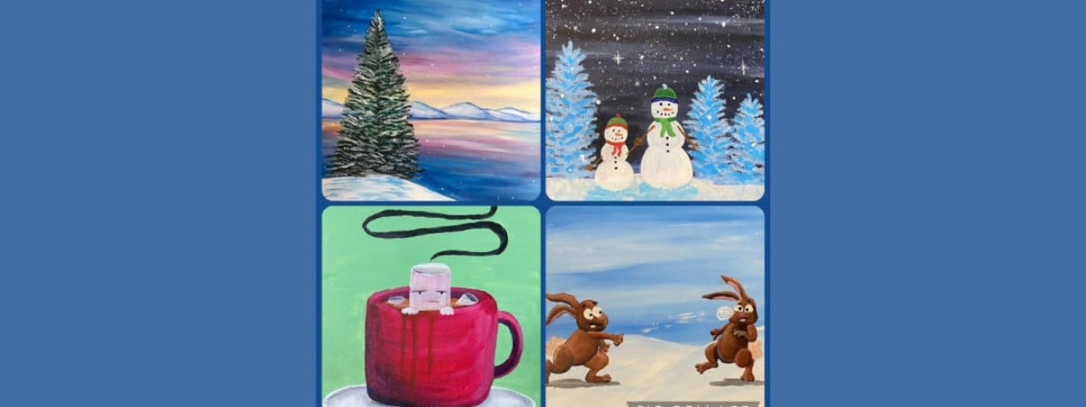 Open Art Studio January! Special: Choose a featured painting for $24