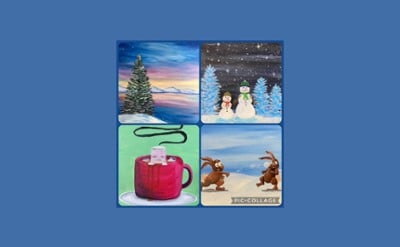 Open Art Studio January! Special: Choose a featured painting for $24