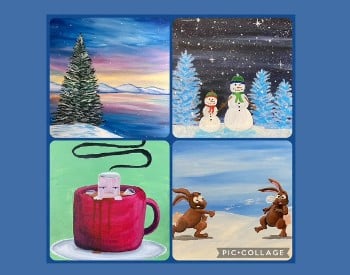 Open Art Studio January! Special: Choose a featured painting for $24