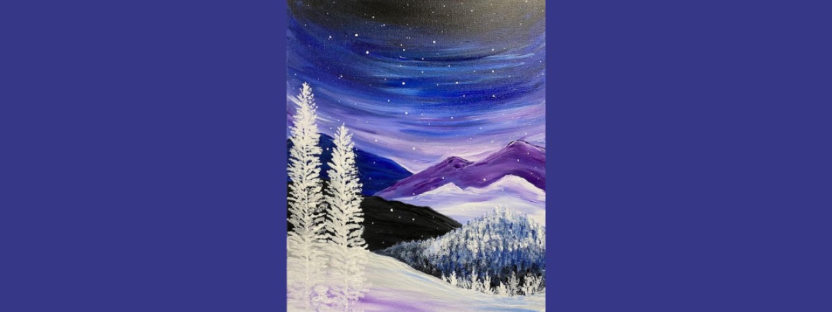 Colors of Winter Paint & Sip Event