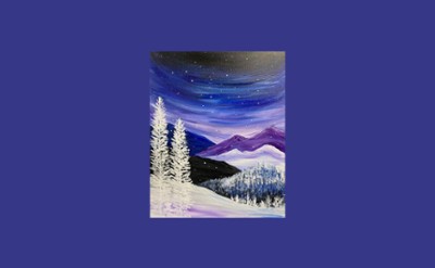 Colors of Winter Paint & Sip Event