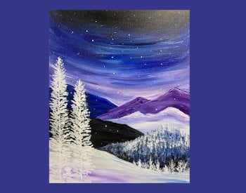 Colors of Winter Paint & Sip Event