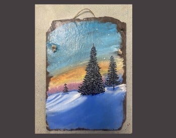 Winter&rsquo;s End Slate Paint & Sip Event!