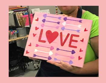 Board Art Sign Paint & Sip Event!