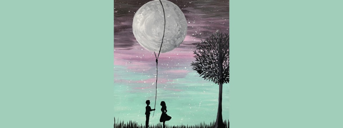Give you the Moon Paint & Sip Event