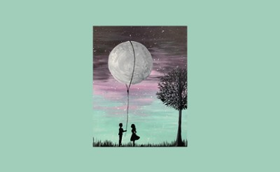 Give you the Moon Paint & Sip Event