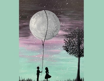 Give you the Moon Paint & Sip Event