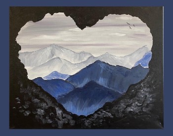 Heart in the Mountains Paint & Sip Event