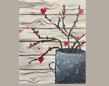 Buckets of Love Paint & Sip Event