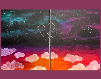 Love is in the Stars Paint & Sip Event *Date Night or Solo!*