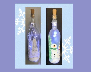 Winter Light-up Paint & Sip Event