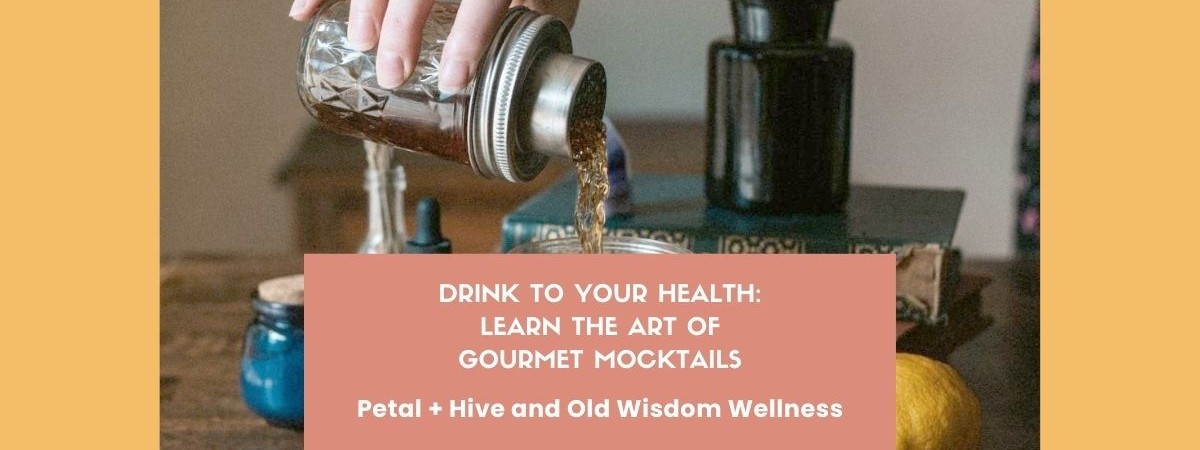 Herbal Mocktail Pouring