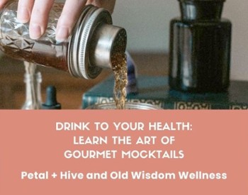 Herbal Mocktail Pouring