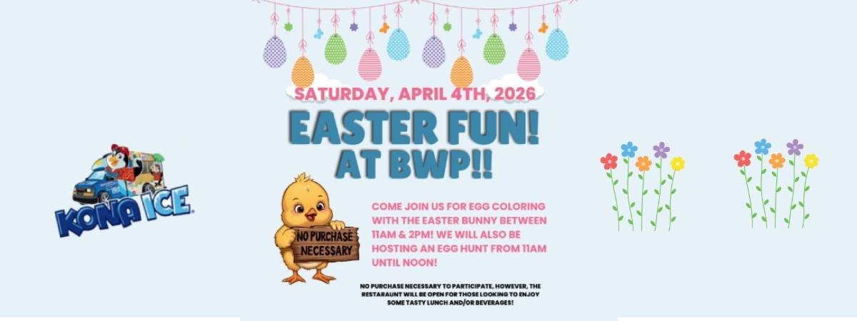 easter at bwp poster