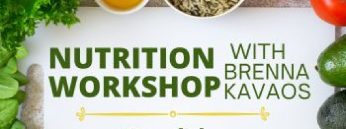 Nutrition Workshop with images of fresh produce