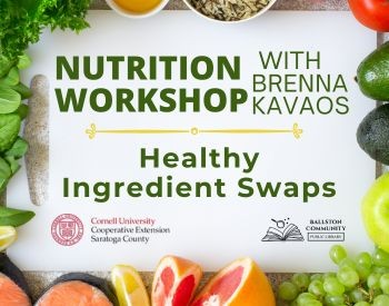 Nutrition Workshop with images of fresh produce