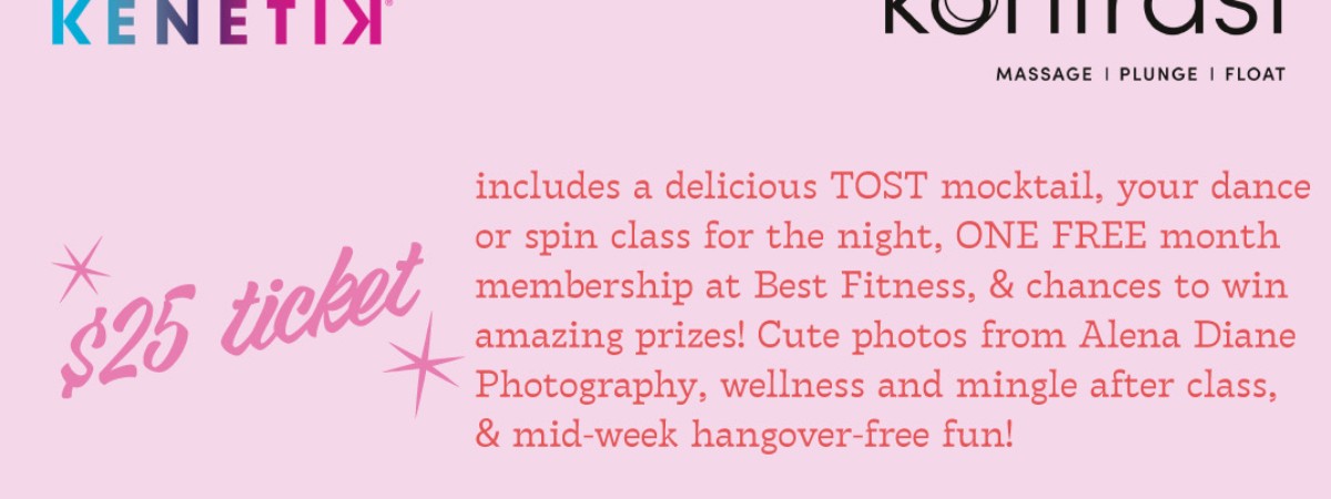 Mocktail wellness event