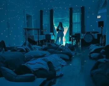 Photo collage of local sound journey events