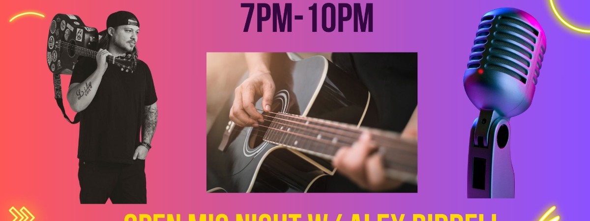 Open Mic with Alex Riddell Feb 11th and Feb 25th