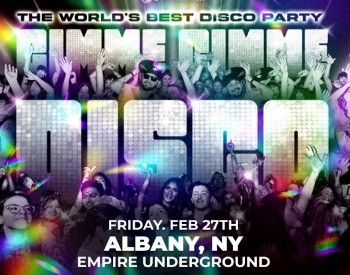 Your crown awaits, dancing queens & kings. Don&rsquo;t miss Gimme Gimme Disco at Empire Underground on February 27, 2026 for one epic night dedicated to celebrating the best of disco! Let your love of ABBA lead the way, you won&rsquo;t regret it!