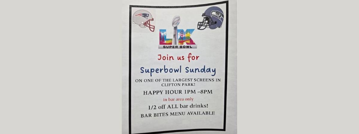 clifton park wheatfields super bowl sunday