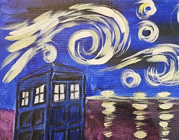 Dr Who Starry Night