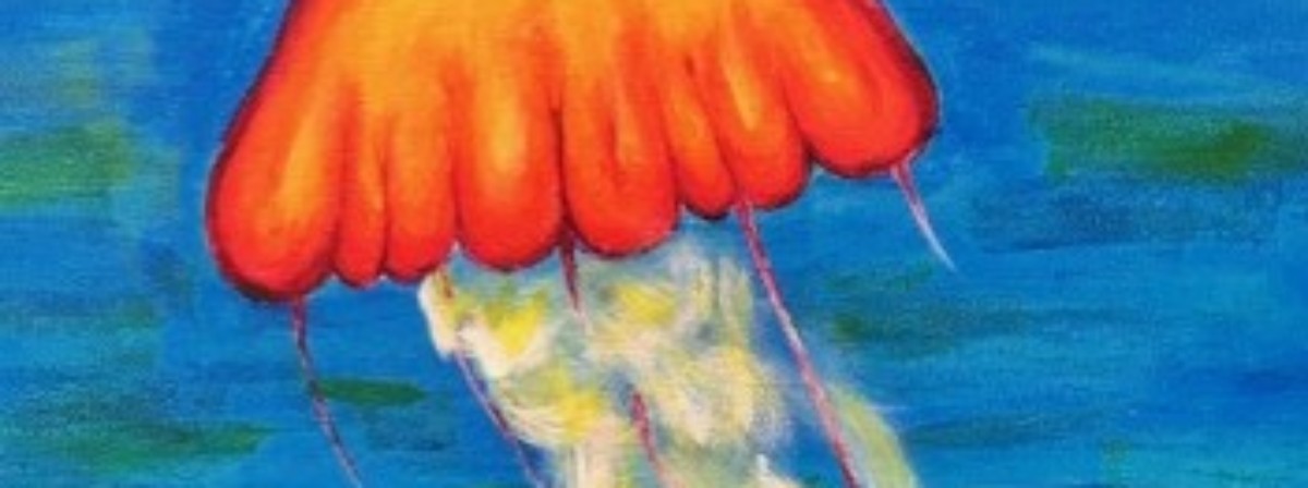 Blacklight Jellyfish