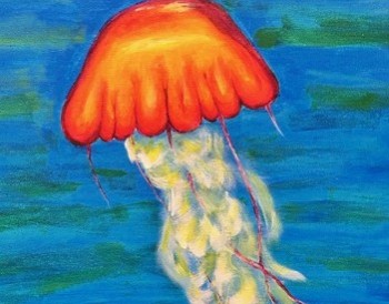 Blacklight Jellyfish