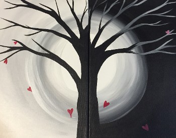 Choose your colors! Make hearts or cardinals!