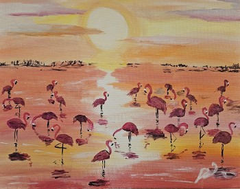 Flamingo Sunrise