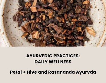 Photo of herbal tea on a ceramic dish