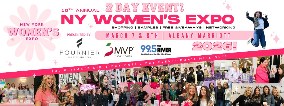 The 16th Annual NY Women's Expo is March 7th and 8th, 10-4pm both days