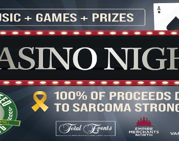 Casino Night for a Cause - All proceeds donated to Sarcoma Strong