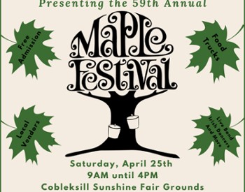 59th Annual Schoharie County Maple Festival Flyer