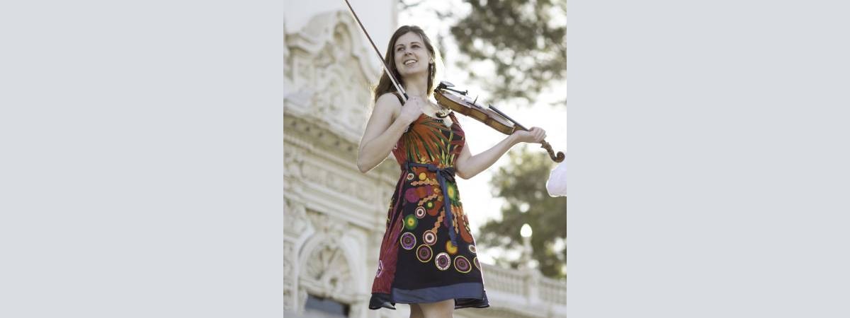 woman with violin