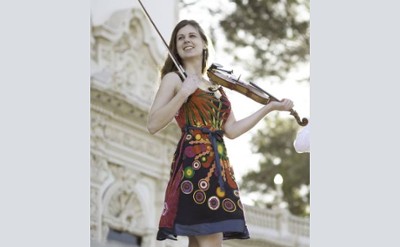 woman with violin