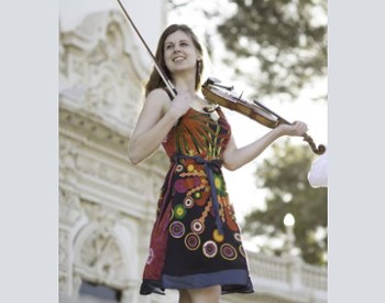 woman with violin