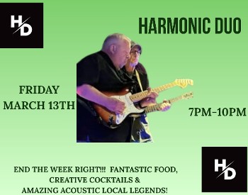 Seven Bistro Harmonic Duo March 13th