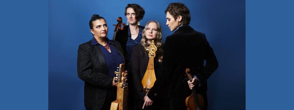 musicians pose