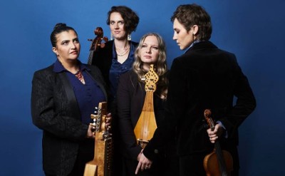 musicians pose